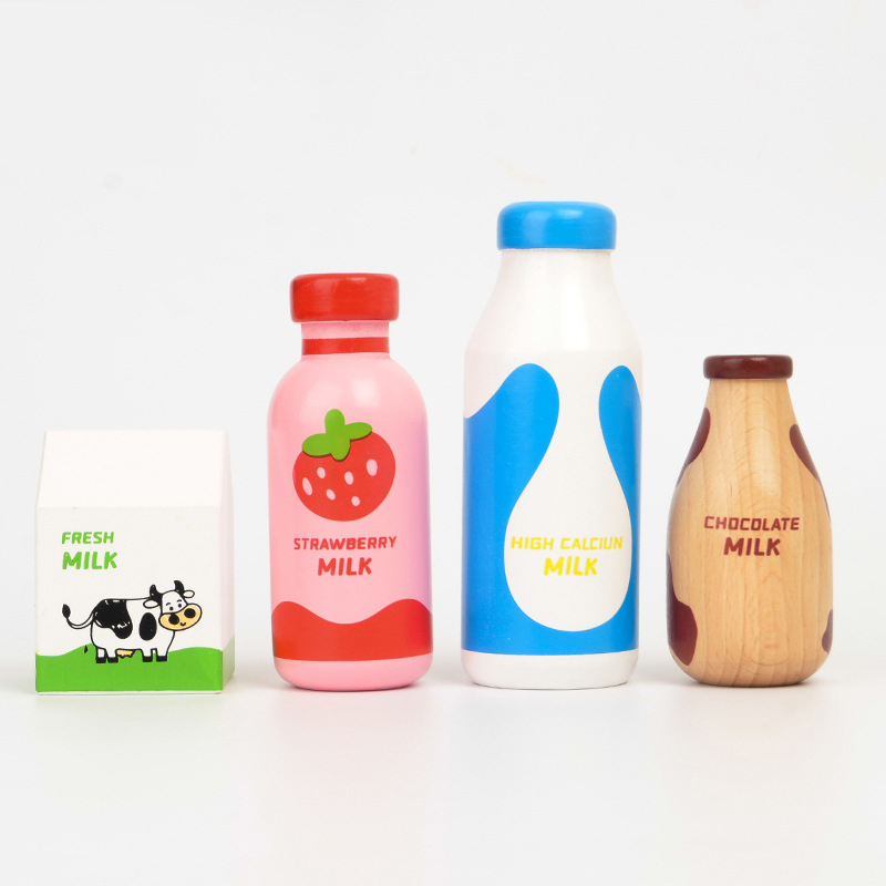 子供のための木製のミルクドリンクゲーム,シミュレーションゲー - Kids Outdoor Kitchen Accessories のレビューと価格