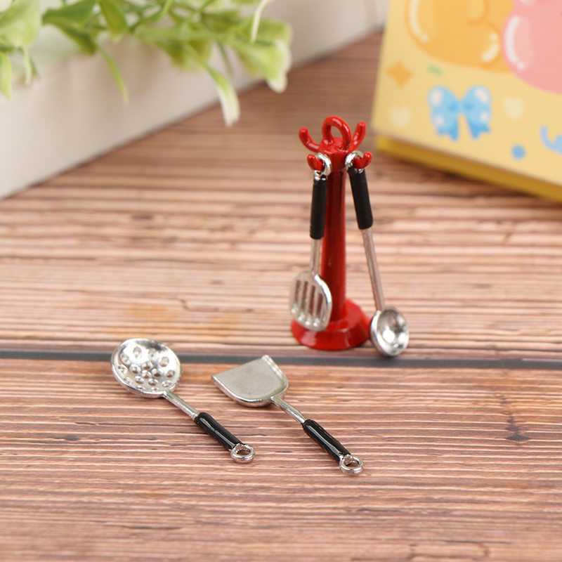 1:12 ドールハウスキッチン用品垂直吊りスプーンへらスプー - Kids Outdoor Kitchen Accessories のレビューと価格