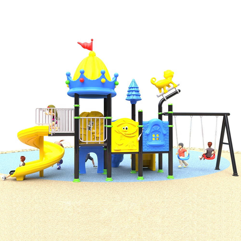多機能子供用卸売保育園屋外遊び場遊具キッズプラスチック製滑り - Kids Outdoor Area のレビューと価格