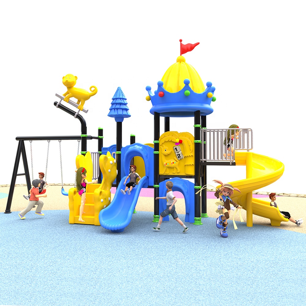 多機能子供用卸売保育園屋外遊び場遊具キッズプラスチック製滑り - Kids Outdoor Area のレビューと価格