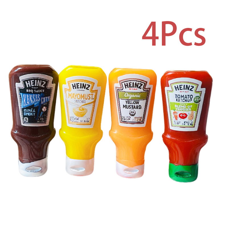 4 個ドールハウスミニチュアイチゴソースジャム瓶キッチン食品 - Kids Outdoor Kitchen Accessories のレビューと価格
