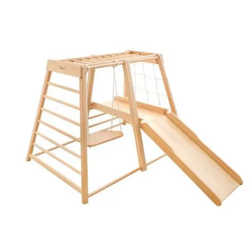 子供用モンテッソーリ木製幼稚園屋内外クライミングジムフレーム - Kids Outdoor Furniture Set のレビューと価格